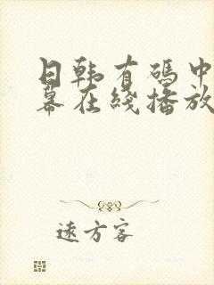 日韩有码中文字幕在线播放