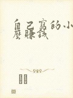 自己写的小说怎么赚钱