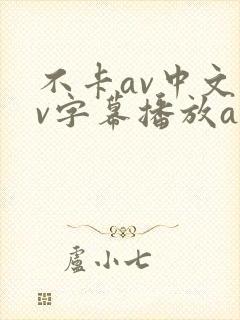 不卡av中文av字幕播放av