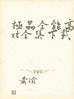 极品全能高手txt全集下载