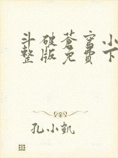 斗破苍穹小说完整版免费下载txt封面