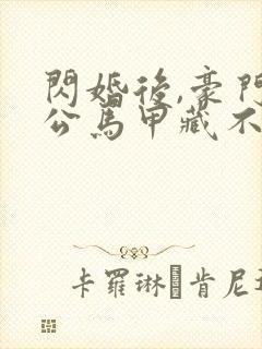 闪婚后,豪门老公马甲藏不住