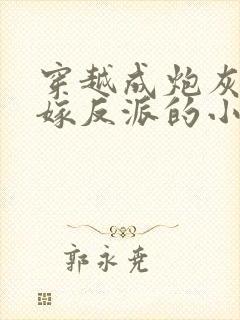 穿越成炮灰我怒嫁反派的小说