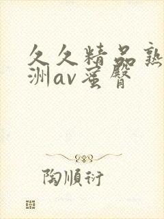 久久精品熟女亚洲av蜜臀