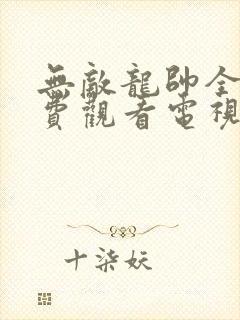 无敌龙帅全集免费观看电视剧