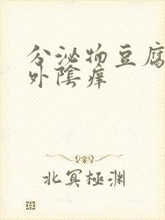 分泌物豆腐渣状外阴痒