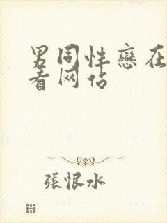 男同性恋在线观看网站封面