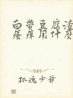 白带豆腐渣下面瘙痒用什么药