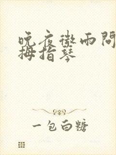 晚夜微雨问海棠拇指琴