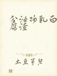 分泌物乳白色豆腐渣