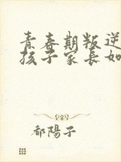 青春期叛逆期男孩子家长如何沟通