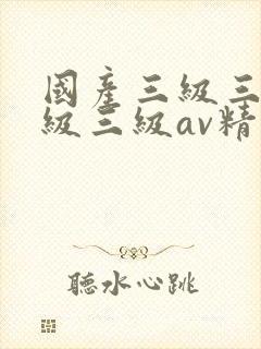 国产三级三级三级三级av精品