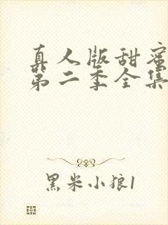 真人版甜蜜惩罚第二季全集台词完整