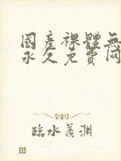 国产裸体无遮挡永久免费网站