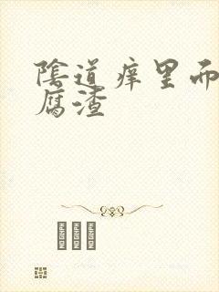 阴道痒里面有豆腐渣封面