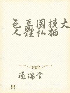 色喜国模大尺度人体私拍封面