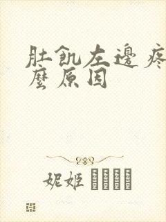 肚饥左边疼是什么原因