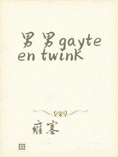 男男gayteen twink