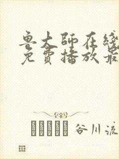 鲁大师在线观看免费播放最新一期