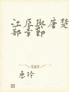 江辰与唐楚楚全部章节封面