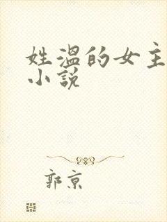 姓温的女主角的小说