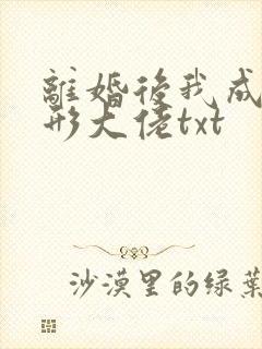 离婚后我成了隐形大佬txt