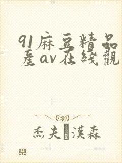 91麻豆精品国产av在线观看