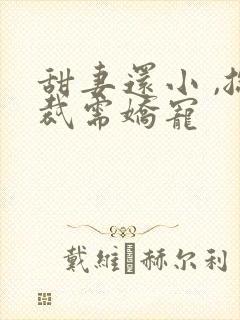 甜妻还小 ,总裁需娇宠封面