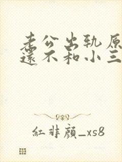 老公出轨原谅他还不和小三断封面