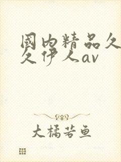 国内精品久久久久伊人av