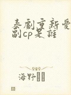 泰剧重新爱上你副cp是谁