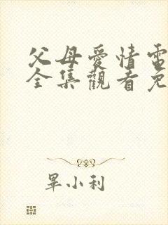 父母爱情电视剧全集观看免费