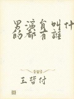 男演员叫什么凯的都有谁