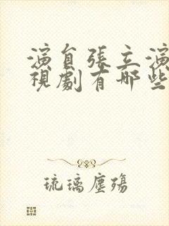 演员张立演的电视剧有哪些封面