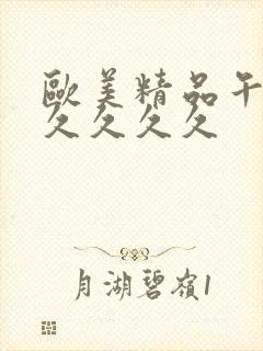 欧美精品午夜久久久久久