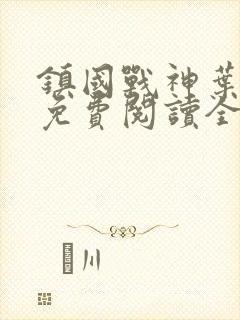 镇国战神叶君临免费阅读全文正版