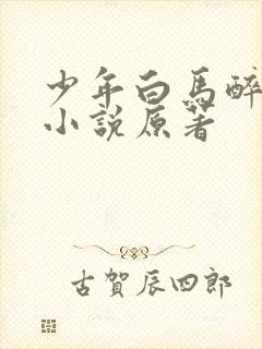 少年白马醉春风小说原著