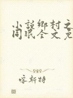 小说乡村之大被同眠全文免费阅读