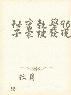 秘密教学96话子豪被发现了