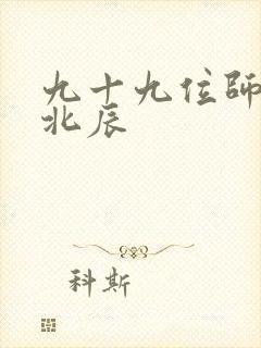 九十九位师傅叶北辰