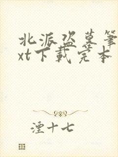 北派盗墓笔记txt下载完本