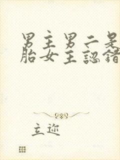 男主男二是双胞胎女主认错人