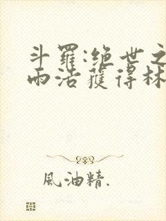 斗罗:绝世之霍雨浩获得林动传承