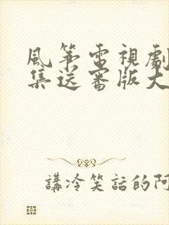 风筝电视剧51集送审版大结局封面