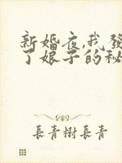 新婚夜,我发现了娘子的秘密封面