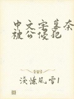 中文字幕奈奈美被公侵犯封面