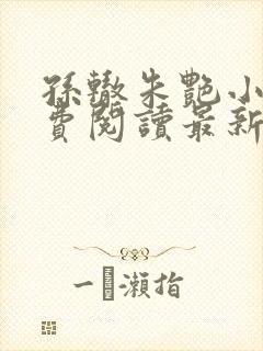 孙辙朱艳小说免费阅读最新章节下载封面