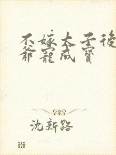 不嫁太子后被王爷宠成宝封面