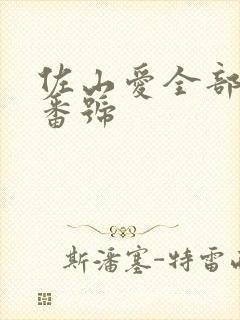 佐山爱全部作品番号