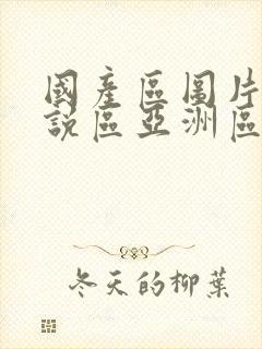 国产区图片区小说区亚洲区封面